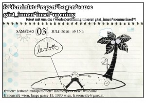 Flyer zum Eröffnungsfest am 3.7.2010